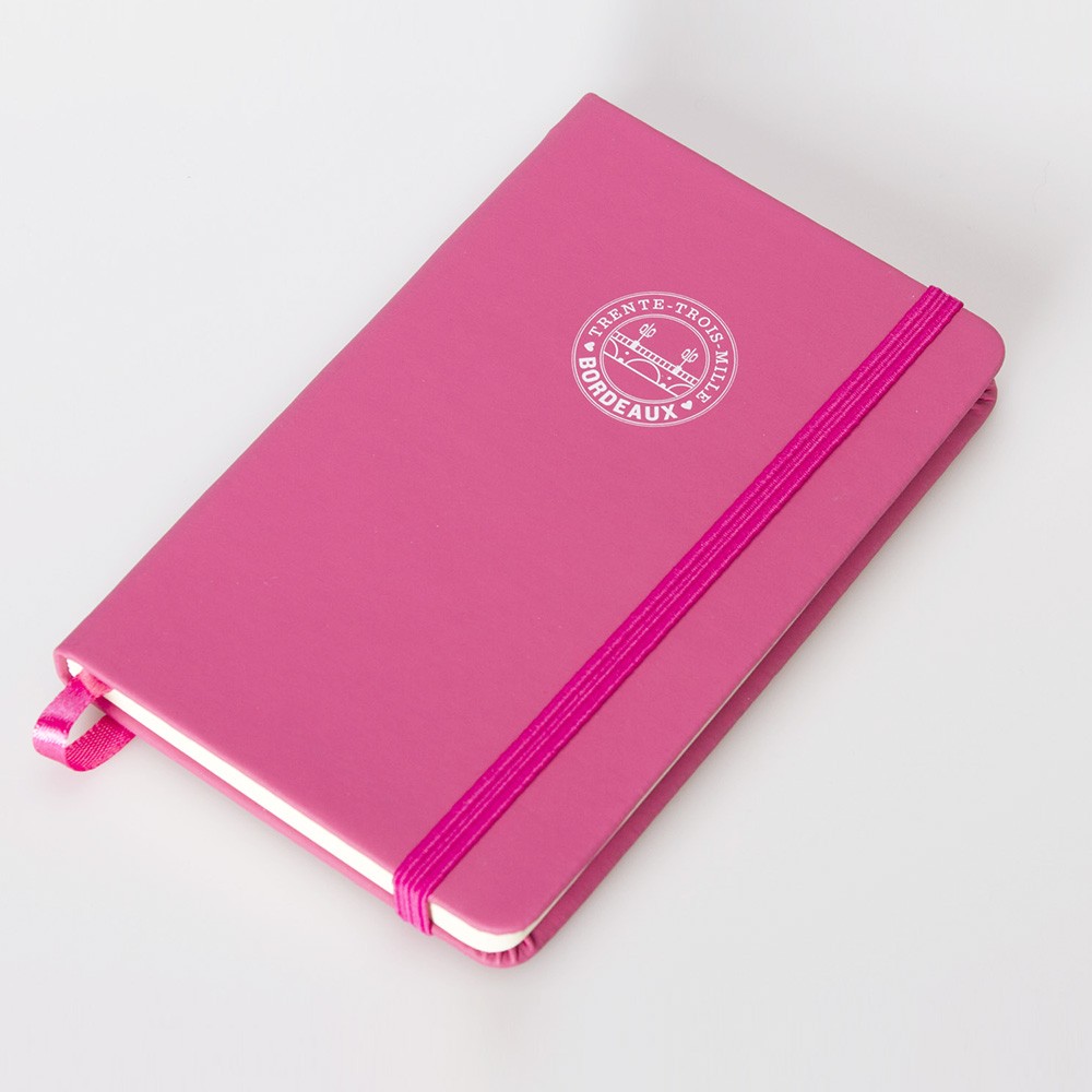 Petit carnet élastiqué TrenteTroisMilleBORDEAUX® - Bordeaux Shop