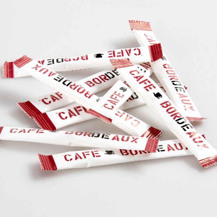Lot de 100 sachets de sucre "Café de Bordeaux"