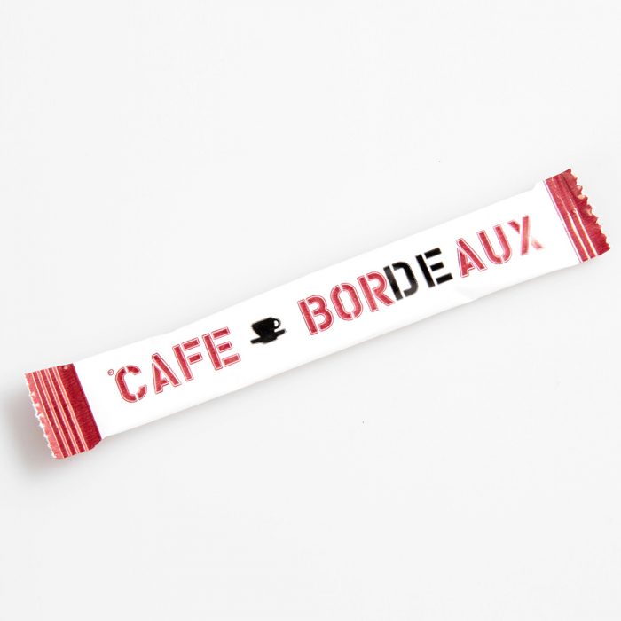 Lot de 100 sachets de sucre "Café de Bordeaux" – Image 2