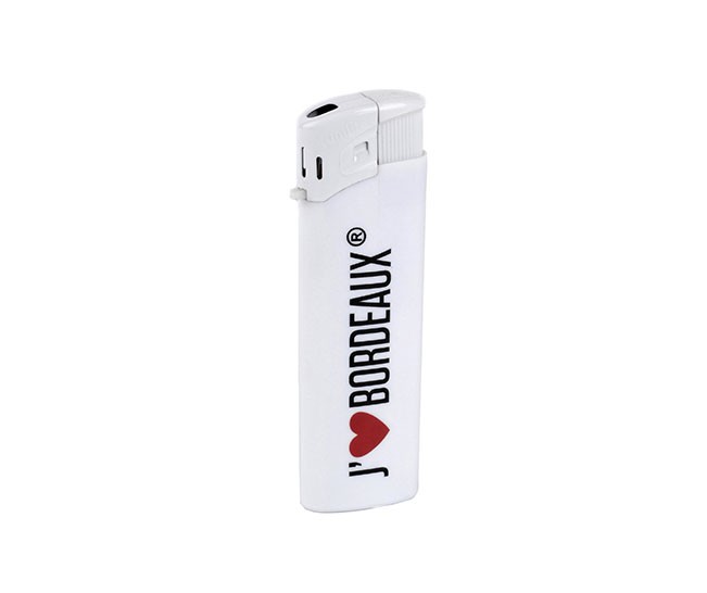 Briquet blanc "J'aime Bordeaux"