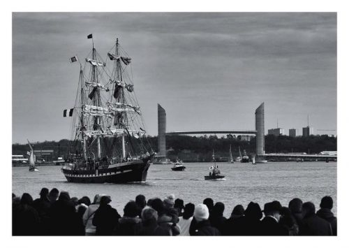 Carte postale Bordeaux L´arrivée du Belem