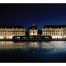 Carte postale Bordeaux La Place de la Bourse de nuit