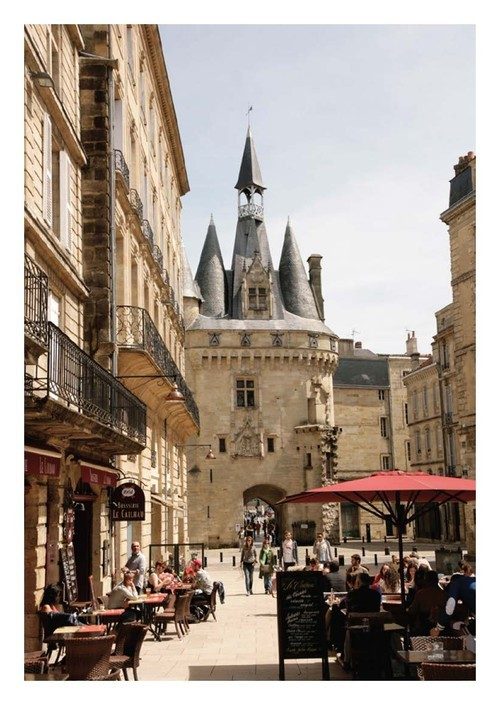 Carte postale Bordeaux place du palais