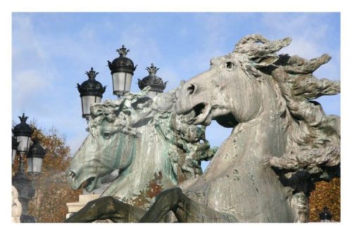 Carte postale Bordeaux Place des Quinconces