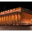 Carte postale panoramique de Bordeaux, le Grand Theatre la nuit