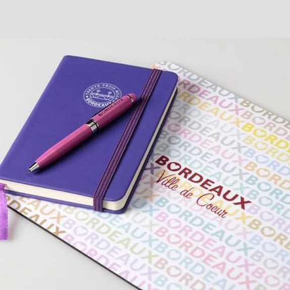 Petit carnet élastiqué TrenteTroisMilleBORDEAUX®