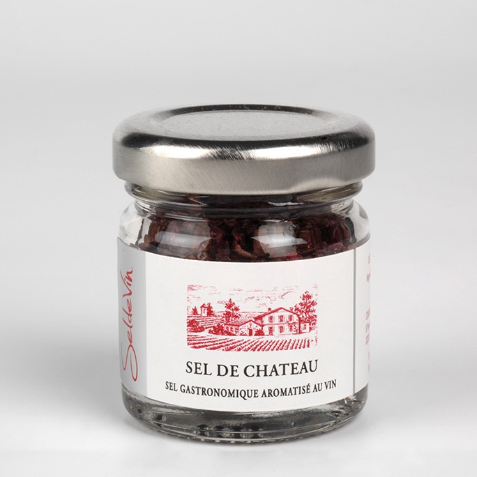 Petit coffret cadeau Sel de Château et Bouchon de Bordeaux - CITYART  EDITION