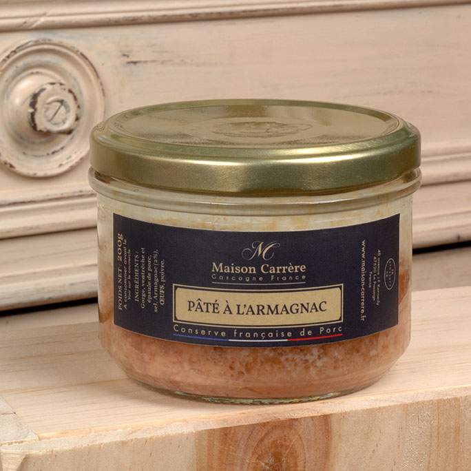 Pâté de campagne à l'armagnac Maison carrère