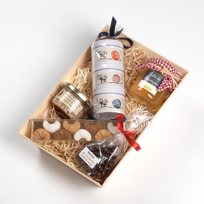 Coffret Gourmand Petite attention avec thé de Bordeaux