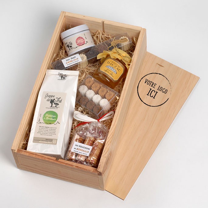 Coffret Gourmand Petite attention avec thé de Bordeaux