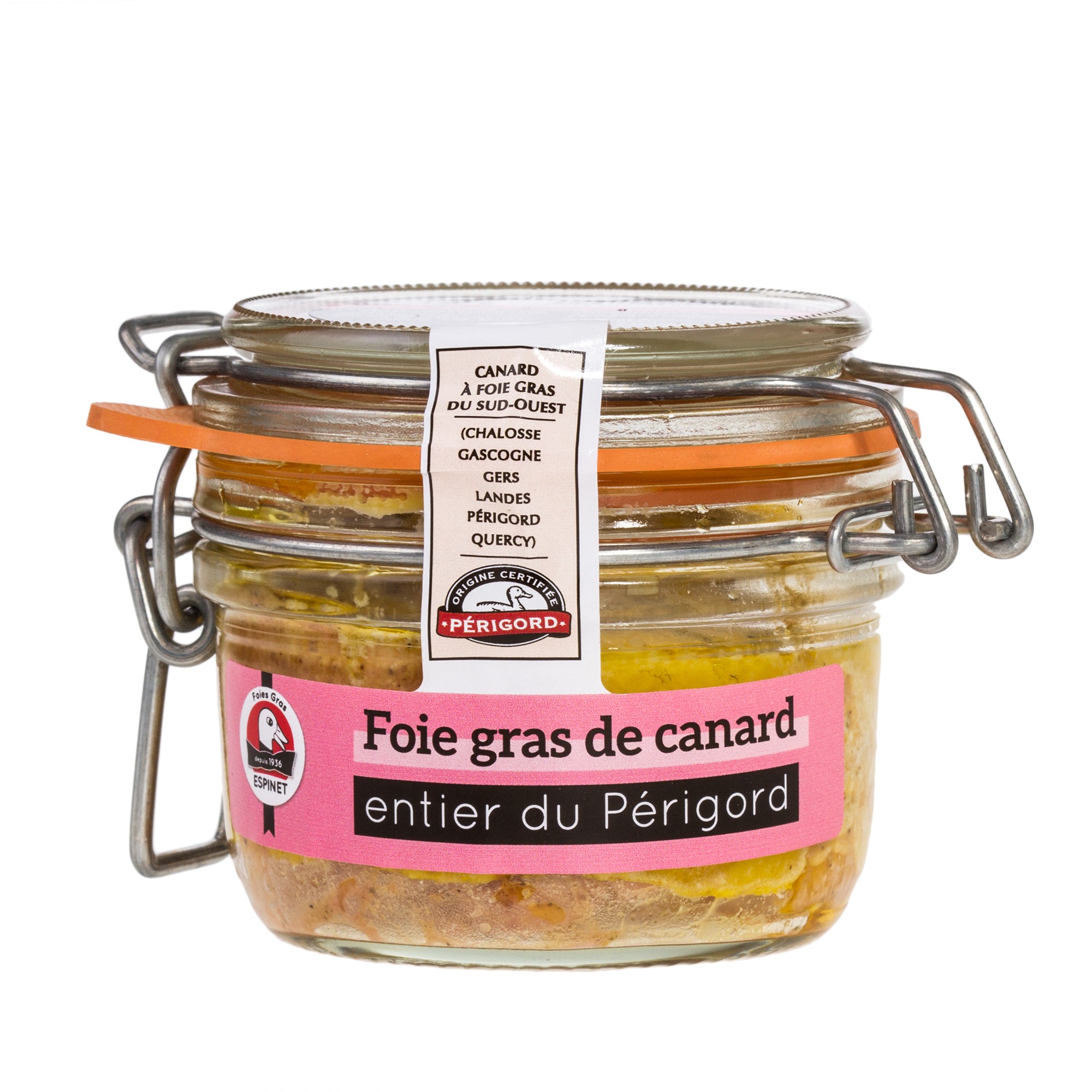 Coffret Foie Gras IGP Entier en Bocal 130 g : Coffret Cadeau