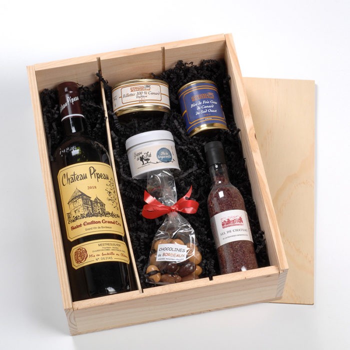 Coffret gourmand "Château Pipeau - Saint-Emilion Grand Cru"