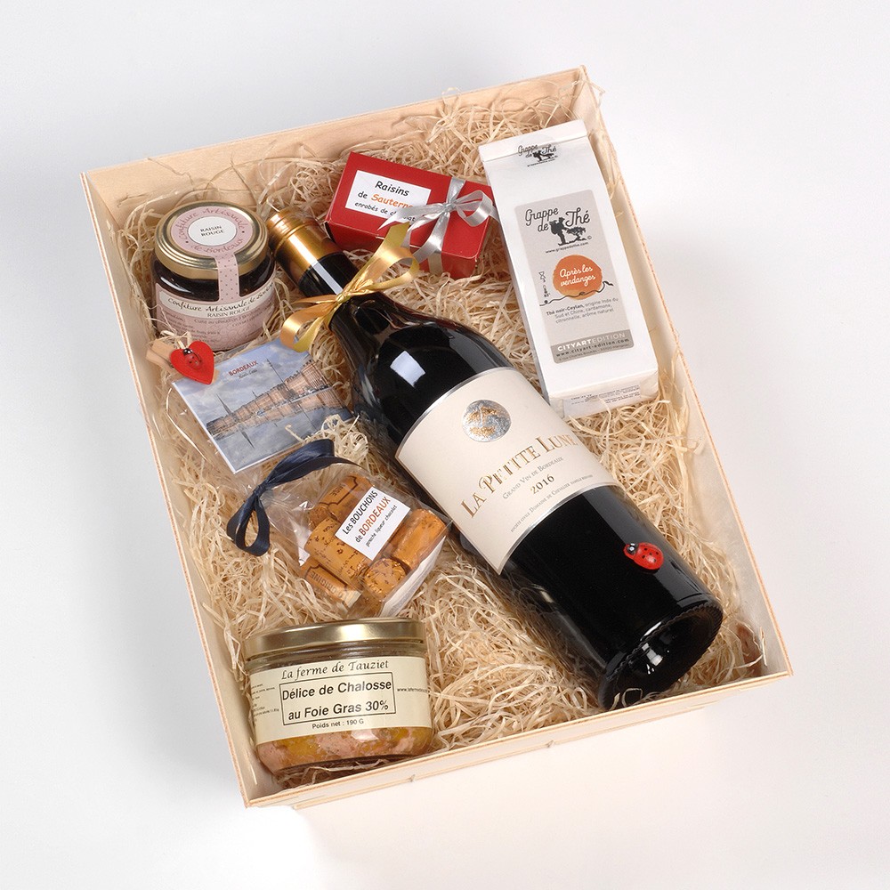 Coffret-cadeau vin Delphis de la dauphine- Bordeaux Shop