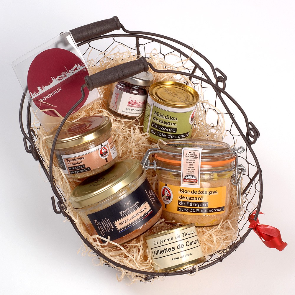 Autour du Foie Gras - Coffret cadeau gourmand et artisanal LES BOURIETTES :  : Epicerie