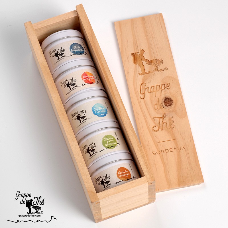 Coffret Cadeau thé Grappe de Thé