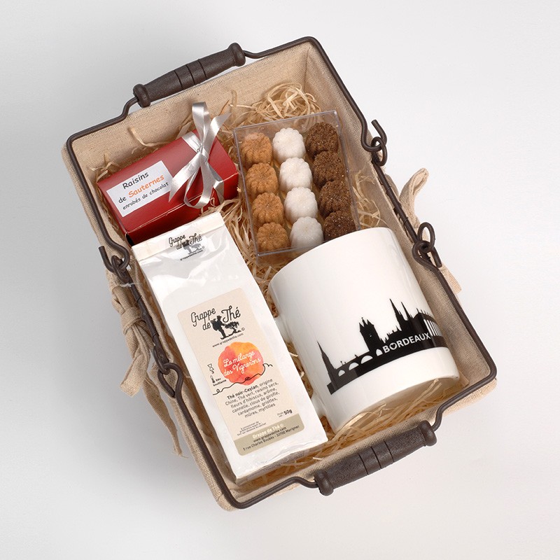 Coffret Gourmand Petite attention avec thé de Bordeaux