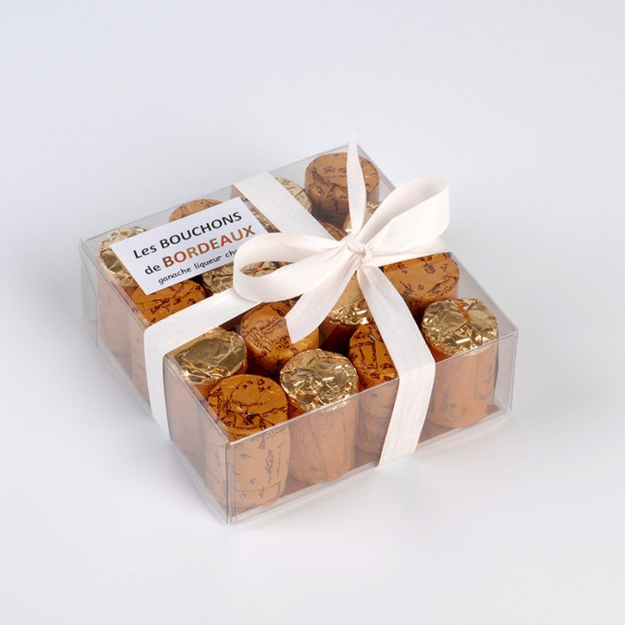 Bouchons de Bordeaux Chocolat - coffret cristal de 16 bouchons