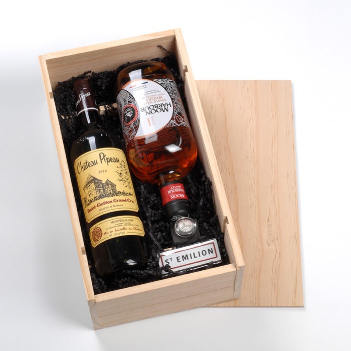 Grand Coffret gourmand "Château Pipeau & Whiskey MoonHarbour